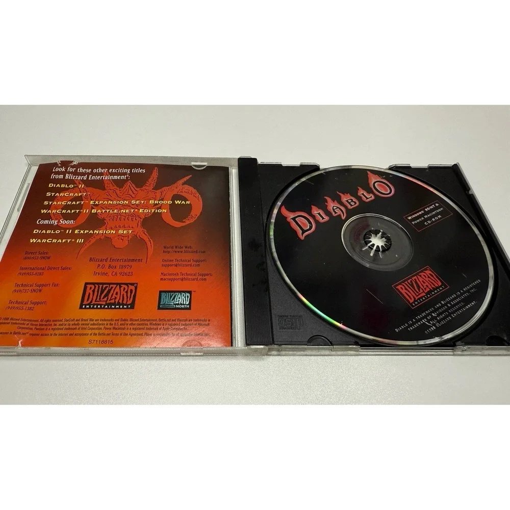 Diablo PC Game Lot Diablo I Diablo II Lord of Destruction‎ Expansion